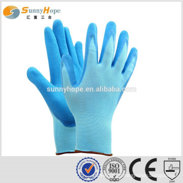 Gants de palmier en tricot bleu de sécurité sunnyhope